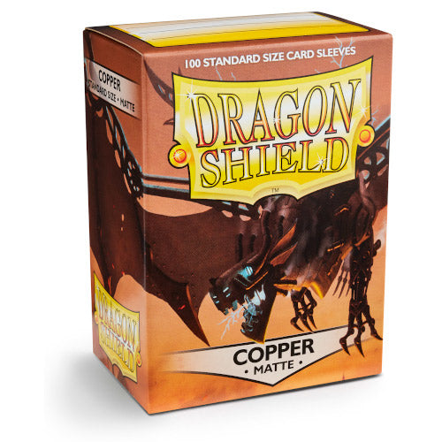 Dragon Shield - Copper - Classic Size Sleeves (Matte) (100ct) (8002255978743)
