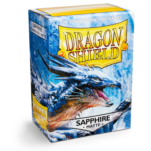 Dragon Shield - Sapphire - Classic Size Sleeves (Matte) (100ct) (8325113250039)