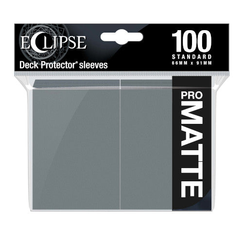 Sleeves - Smoke Grey - Ultra Pro - Eclipse - Standard Size - Matte - 100ct (8084793098487)