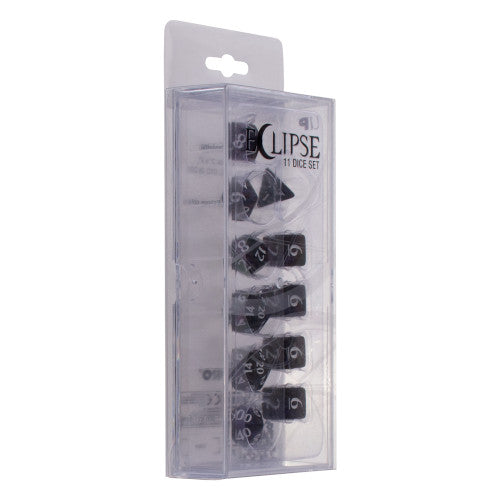 Ultra Pro - Eclipse 11 Dice Set - Jet Black (8049361191159)