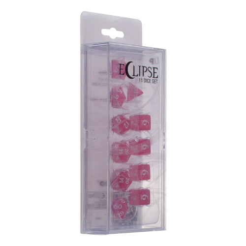 Ultra Pro - Eclipse 11 Dice Set - Hot Pink (7966708367607)