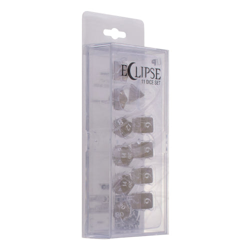 Ultra Pro - Eclipse 11 Dice Set - Smoke Grey (8102855868663)