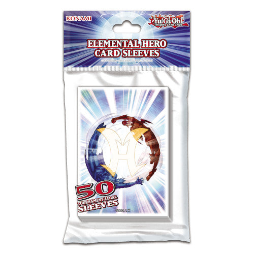 Card Sleeves - Yu-Gi-Oh! - Elemental Hero (Silver) - QTY: 60 (7961099141367)
