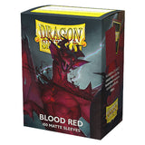 Dragon Shield - Blood Red - Classic Size Sleeves (Matte) (100ct)