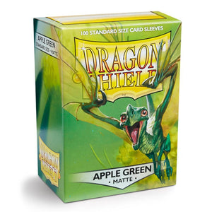 Dragon Shield - Matte - Apple Green - Classic Size Sleeves (100ct) (8406499000567)