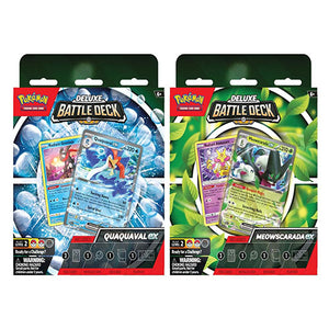 Pokemon - EX Battle Deck Bundle - Quaquaval & Meowscarada EX (7949276315895)