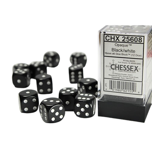 Warhammer - 16mm Dice Cube - Black/White (Copy) (9530870530295)