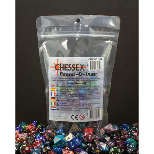 Chessex - Pound-o-Dice - 80-100 Dice (8126354522359)