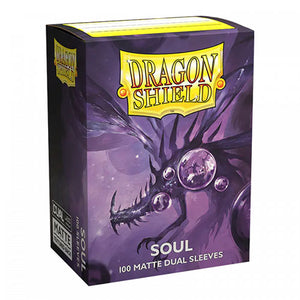 Dragon Shield - Matte - Limited Edition Metallic Soul Purple - Classic Size Sleeves (100ct) (8335829532919)