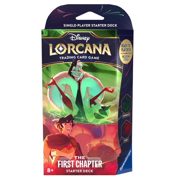 Disney Lorcana Card Game - The First Chapter - Starter Deck - Cruella/Aladdin (7963271069943)
