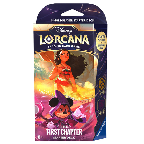Disney Lorcana Card Game - The First Chapter - Starter Deck - Moana/Mickey (7962942472439)
