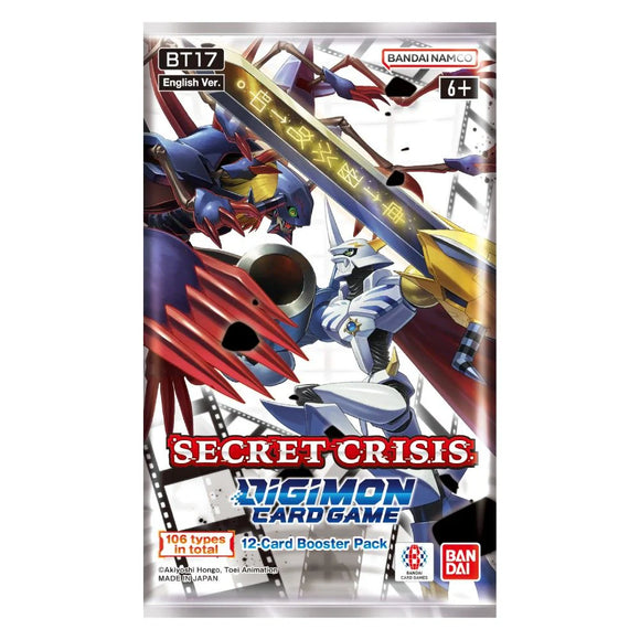 Digimon - Booster Pack - BT-17 Secret Crisis (12 Cards) (9536185893111)