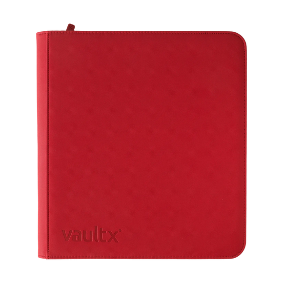 Vault X - eXo-Tec - Premium 12 Pocket Zip Binder XL - Red