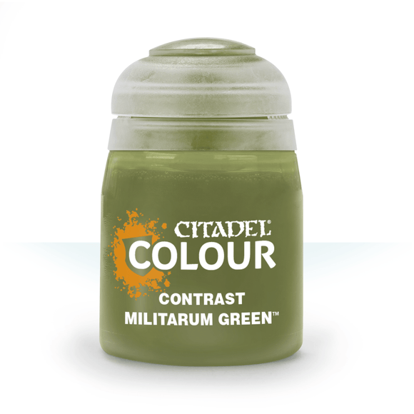 Citadel - Paint - Militarum Green - 18ml - Contrast (8308832436471)
