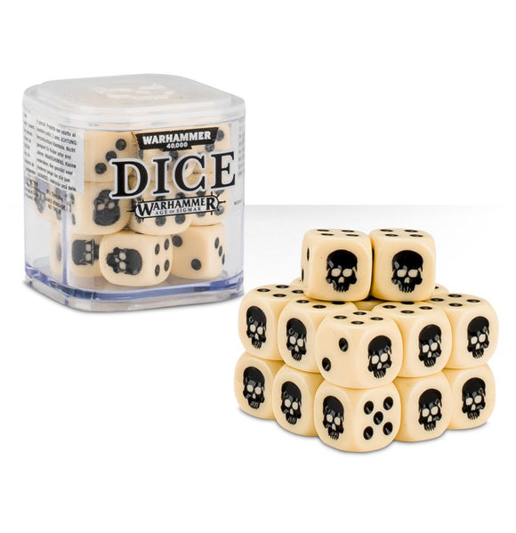 Warhammer - Dice Cube - Ivory (8093260808439)