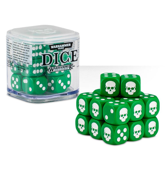 Warhammer - Dice Cube - Green (8093264183543)