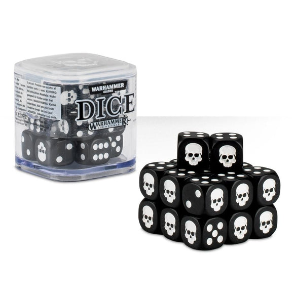 Warhammer - Dice Cube - Black (8093265330423)