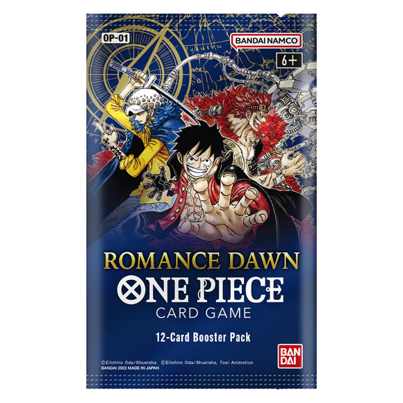 One Piece Card Game - OP01 Romance Dawn - Booster Pack (12 Cards)