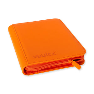 Vault X - eXo-Tec - 4 Pocket Zip Binder - Just Orange (8053051261175)
