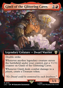 MTG - LOTR: Tales of Middle Earth - Commander - 0115 : Gimli of the Glittering (Borderless) (7945477193975)