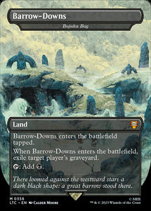 MTG - LOTR: Tales of Middle Earth - Commander - 0358 : Barrow-Downs - Bojuka Bog (Borderless Foil) (7945465659639)