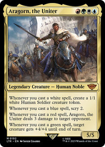 MTG - LOTR: Tales of Middle Earth - 0192 : Aragorn, the Uniter (Foil) (7945471852791)