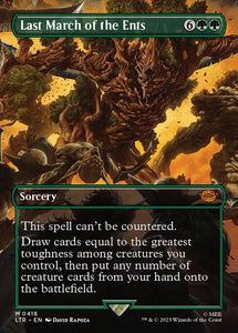 MTG - LOTR: Tales of Middle Earth - 0418 : Last March of the Ents (Borderless Foil) (7945469657335)