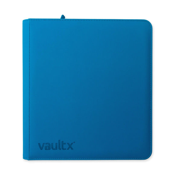 Vault X - eXo-Tec - 12 Pocket Zip Binder - Neon Blue