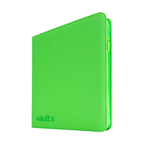 Vault X - eXo-Tec - 12 Pocket Zip Binder - Neon Green