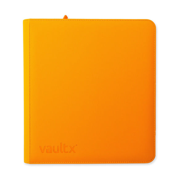 Vault X - eXo-Tec - 12 Pocket Zip Binder - Neon Orange