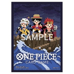 One Piece Card Game - Card Sleeves - Three Brothers Pixel Art (8407233265911)