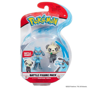 Pokemon - Battle Figure Pack - Pancham & Riolou (7967373459703)