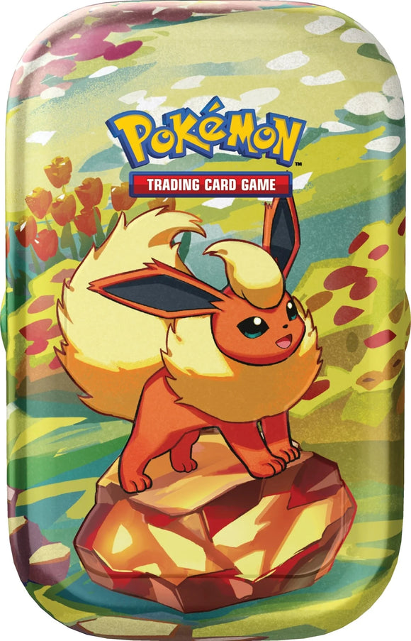 Pokemon - Scarlet & Violet Prismatic Evolutions -  Flareon - Mini Tin (14824473198973)