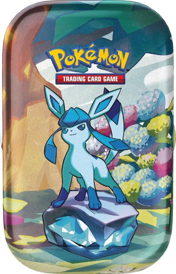 Pokemon - Scarlet & Violet Prismatic Evolutions -  Glaceon - Mini Tin (14824473264509)