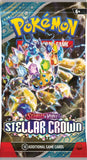 Pokemon - 4x Booster Packs (Artset) - Scarlet & Violet Stellar Crown (8373748596983)