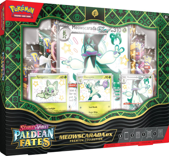Pokemon - Meowscarada ex - Scarlet & Violet Paldean Fates - Premium collection Box (8036090839287)
