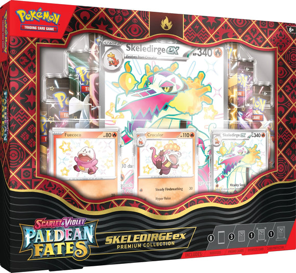 Pokemon - Skeledire ex - Scarlet & Violet Paldean Fates - Premium collection Box (8036091527415)
