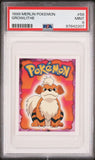 PSA - Pokemon - Merlin Sticker - #58 : Growlithe - PSA 9 (8370577244407)