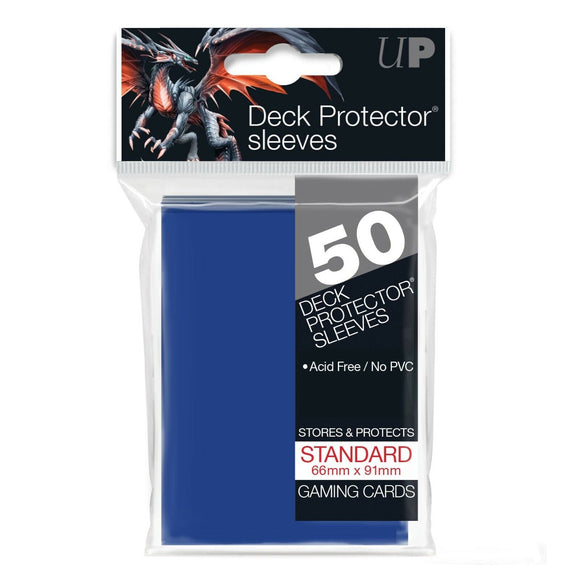 Sleeves - Ultra Pro - Standard Size - 50ct - Blue (7943304151287) (7943508230391)