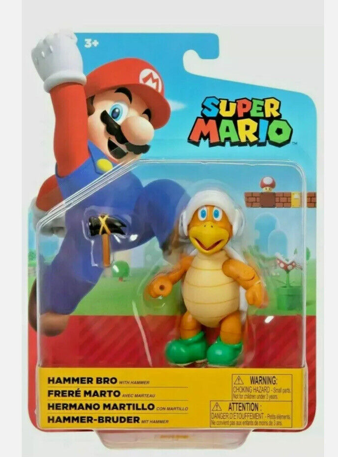 Mario - Hammer Bro - 4' Action Figure - World of Nintento – Cosmic ...