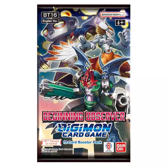 Digimon - Booster Pack - BT16 Beginning Observer (12 Cards) (9536188350711)