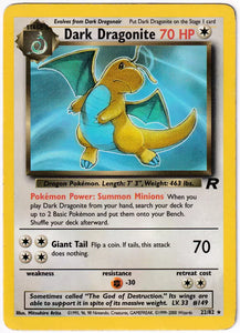 Team Rocket, Unlimited - 022/111 : Dark Dragonite (Non Holo) (14875898511741)