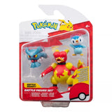 Pokemon - Battle Figure Set - Piplup, Misdreavus & Magmar (9511330742519)