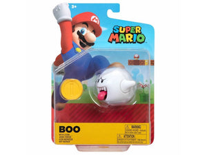 Mario - BOO - 4" Action Figure - World of Nintento (7967388303607)