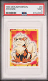 PSA - Pokemon - Merlin Sticker - #59 : Arcanine - PSA 9 (8370578096375)