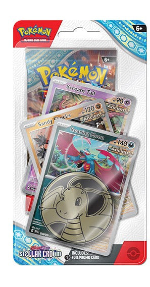 Pokemon - Premium Checklane Blister: Roaring Moon - Scarlet & Violet Stellar Crown (8373782413559)