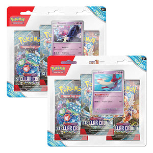 Pokemon - 3 Pack Blister: 2x Bundle - Scarlet & Violet Stellar Crown (8373746368759)