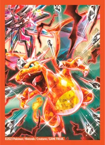 Card Sleeves - Charizard Premium Collection - Tera Charizard - QTY: 65 (7989703475447)