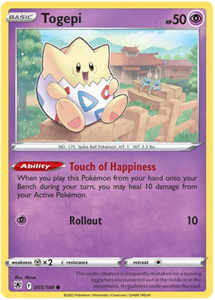 SWORD AND SHIELD, Astral Radiance - 055/189 : Togepi (Non Holo) (7652982817015)