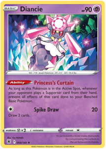 SWORD AND SHIELD, Astral Radiance - 068/189 : Diancie (Reverse Holo) (7653042880759)